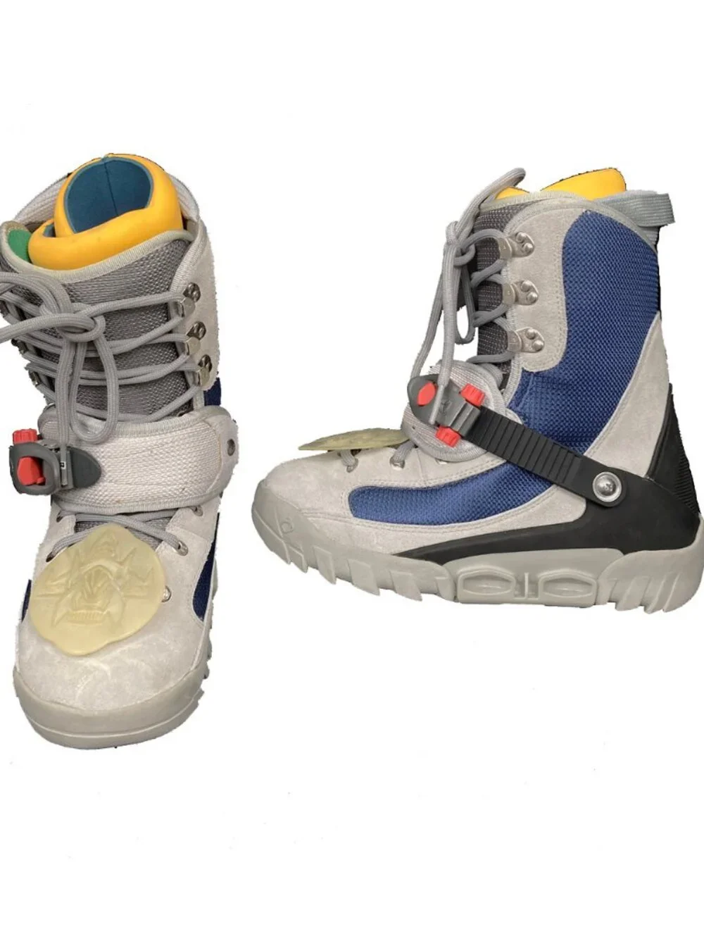 NEW BURTON FOUNDATION SI STEP IN SNOWBOARD BOOTS! WOMENS SIZE 7 OR 8 BLUE & GRAY